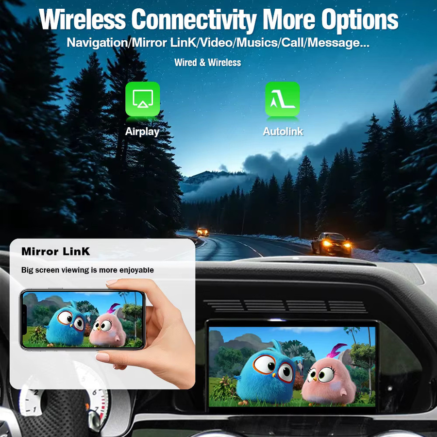 AUTOTOP Wireless CarPlay und Android Auto Modul für Mercedes Benz NTG4.5 in Schwarz mit Wi-Fi und Bluetooth - Bild 4