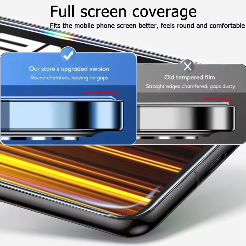3er-Set gehärtetes Glas als Displayschutz für Realme GT Neo 3T, transparent, kompatibel mit Fingerabdruck-Scanner - Bild 2