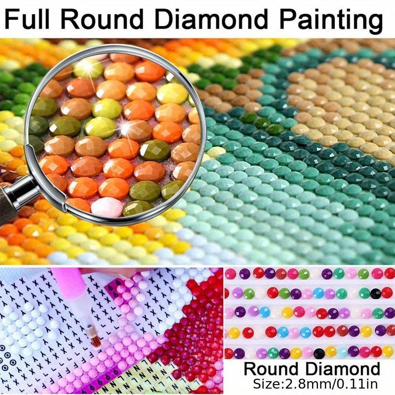 Individuelle 5D DIY Diamantmalerei als personalisiertes Foto-Kunstwerk mit Harz-Diamanten, Multicolor, B/B/H: 40 x 40 x 40 cm - Bild 5