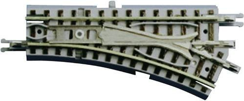 Rokuhan 7297023 Z Gleis mit Bettung, weich, elektrisch, rechts, 55mm, 26°, 127mm - Bild 1