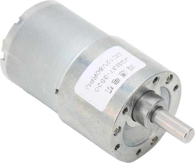 TOMTOP JMS JGB37-3530 Schneckengetriebemotor Selbstsperrend DC12V in Silber - Bild 1