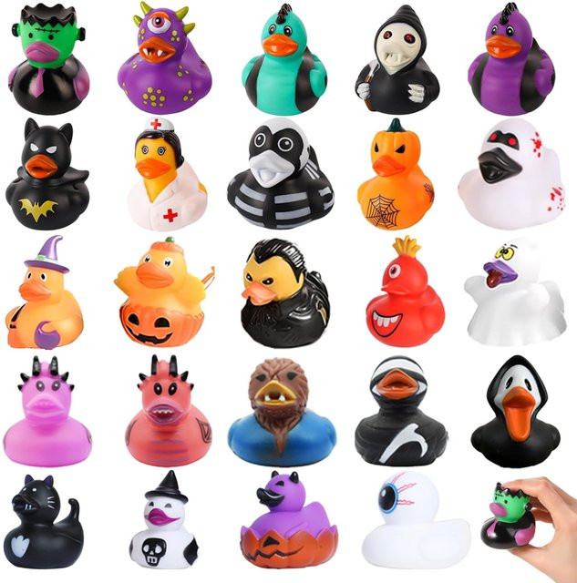 Binchi Outdoor Product Halloween Gummi-Enten, Schwimmende Enten, ab 6 Jahren - Bild 1