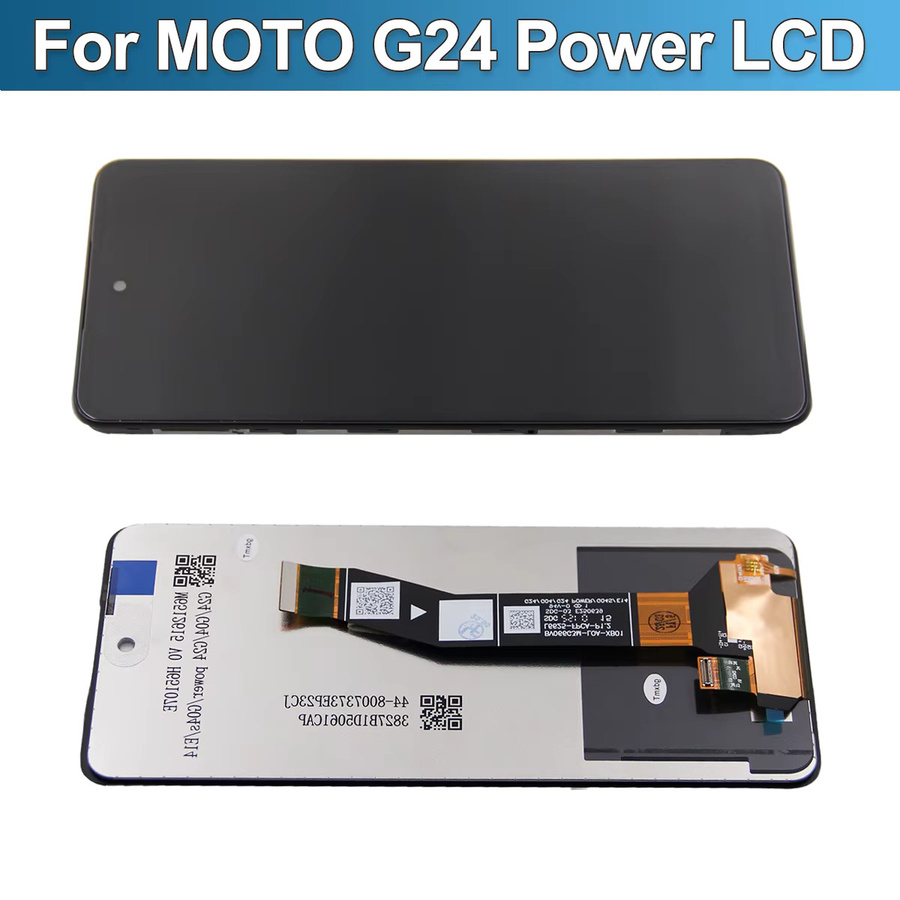 Motorola Moto G24 Power LCD Display mit Touchscreen Digitizer Montage Ersatzteil in Schwarz - Bild 4