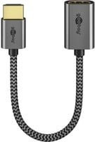 goobay Ultra High-Speed HDMI-Flexiadapter Kabel in Schwarz, Gold und Grau - Bild 1