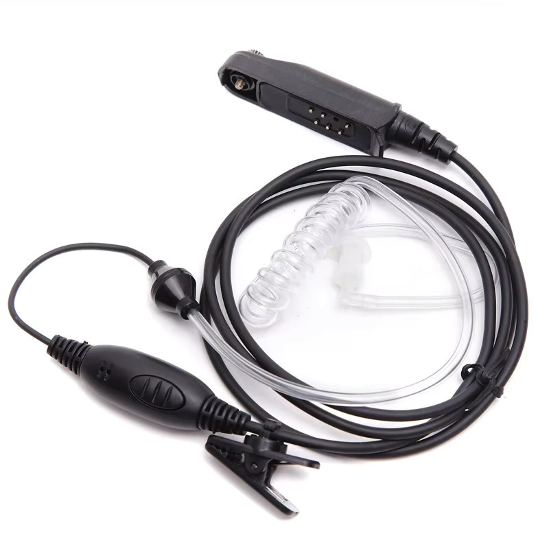 Baofeng Akustisches Rohr-Headset-Mikrofon in Schwarz für wasserdichte Walkie-Talkies und Funkgeräte - Bild 2