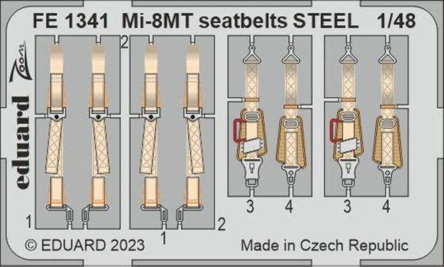 Zvezda Mi-8MT - Seatbelts STEEL - Bild 1