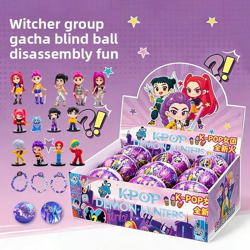 Bandai Kpop-Magie-Jagd-Ornamente, Überraschungsbälle, Fantasy, Kunststoff, Bunt / Mehrfarbig - Bild 6
