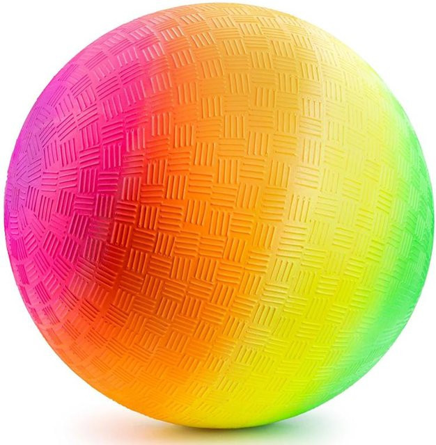 Binchi Outdoor Product Regenbogen Spielplatzball, Gummi, ab 14 Jahren - Bild 1