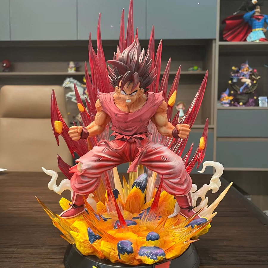 Bandai Dragon Ball Z Anime Figur Kaiouken Goku Actionfigur aus PVC, Höhe: 38 cm - Bild 2