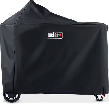 Weber Premium Grillabdeckhaube für Holzkohlegrills, Schwarz, B: 135 cm, T: 64 cm, H: 117 cm - Bild 1