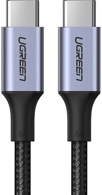 UGREEN USB-C Daten- und Ladekabel US316, 100W, Grau, 2m - Bild 1