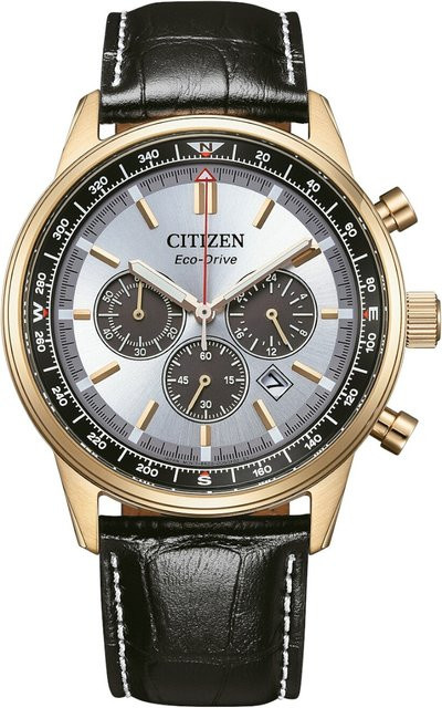 Citizen Chronograph, Solar, Edelstahl, 42 mm, Herren - Bild 1
