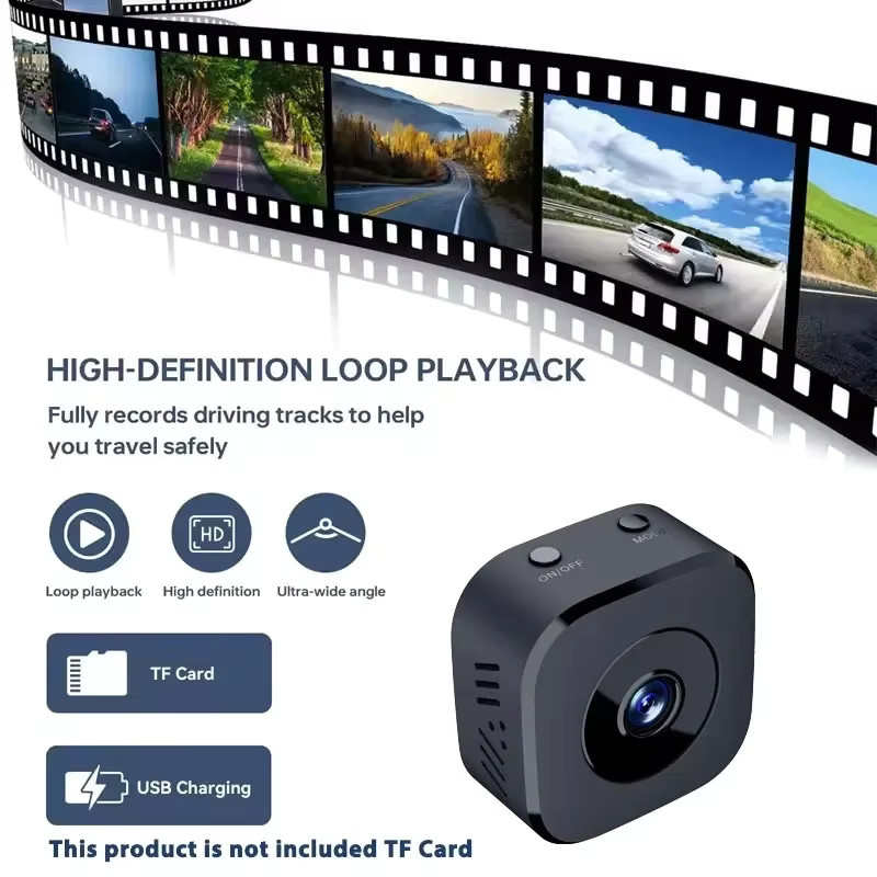 BMAD 6K Mini-Überwachungskamera Pro FullHD WiFi mit 2-Wege-Audio, Bewegungserkennung und Infrarot-Nachtsicht in Schwarz - Bild 5