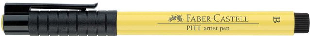 Faber Castell PITT artist pen brush Zeichenstift mit Pinselspitze in Lichtgelb - Bild 1
