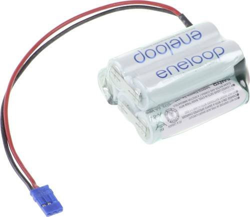 Panasonic eneloop NiMH Akkupack 6V mit 1900 mAh, 5x Mignon AA Zellen mit Kabel und Stecker - Bild 1