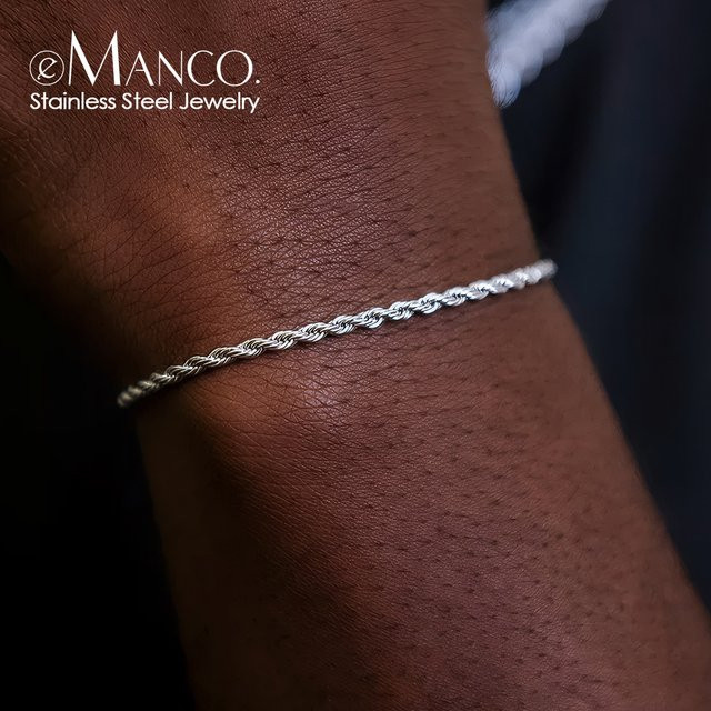 EMANCO Armband, Edelstahl, silberfarben, Unisex - Bild 1