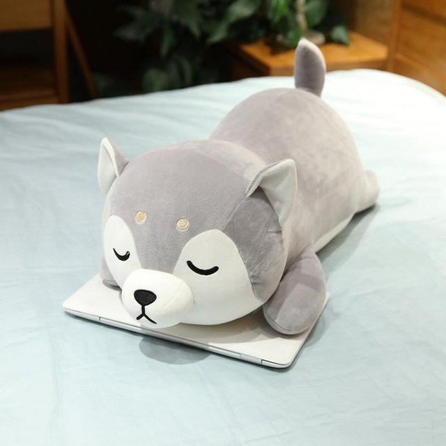 Yiran toy Husky Plüschtier, Grau, ab 14 Jahren - Bild 1