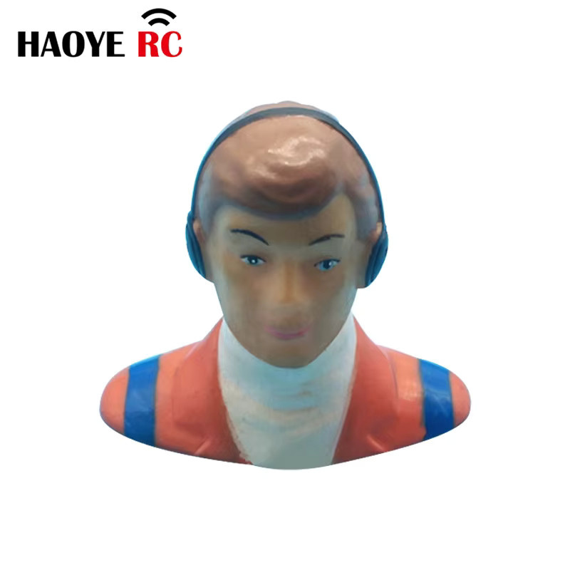 Haoye Piloten Figuren, Modell, Maßstab 1:10, Grün Orange Blau, 1-teiliges Set - Bild 2