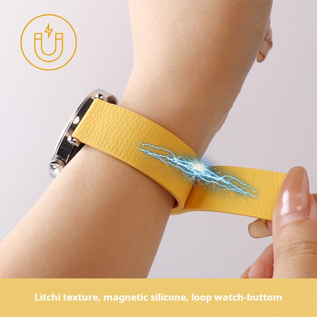 YEELUSEE Uhrenarmband, Silikon, magnetisch, Unisex - Bild 1