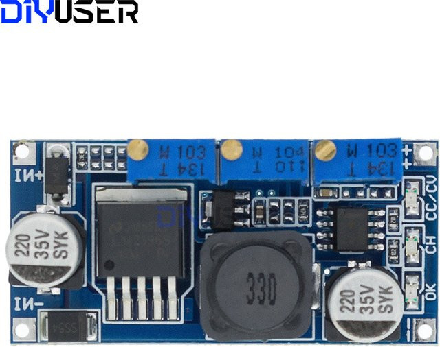 Diyuser LM2596 DC-DC Step-Down Wandler LED Treiber mit CC/CV Funktion in Blau - Bild 1