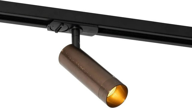 QAZQA Moderner LED Spot Iconic Jeana Luxe in Dunkelbronze für 1-phasiges 35mm Schienensystem, dimmbar, GU10 - Bild 1