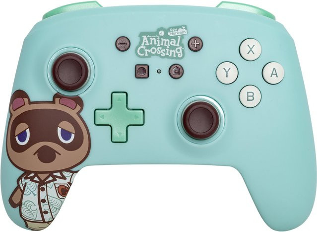 Nintendo Switch Controller Tom Nook Wired Controller in Türkis mit USB-C und 3,5 mm Klinkenanschluss - Bild 1