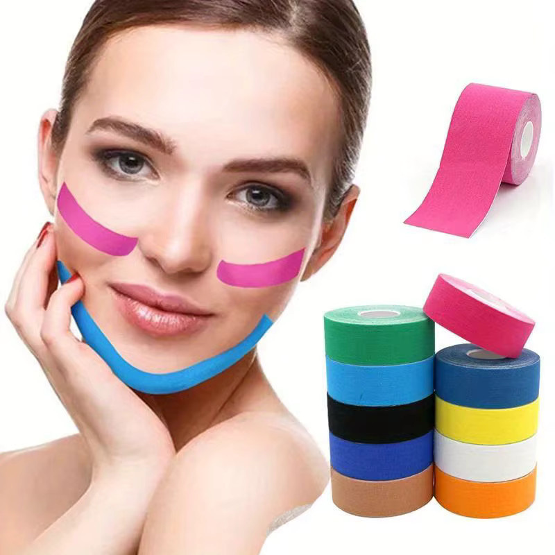 RUZOFO Facelifting-Tape, Baumwoll-Kinesiologie-Tape, Unisex, 5 m - Bild 3