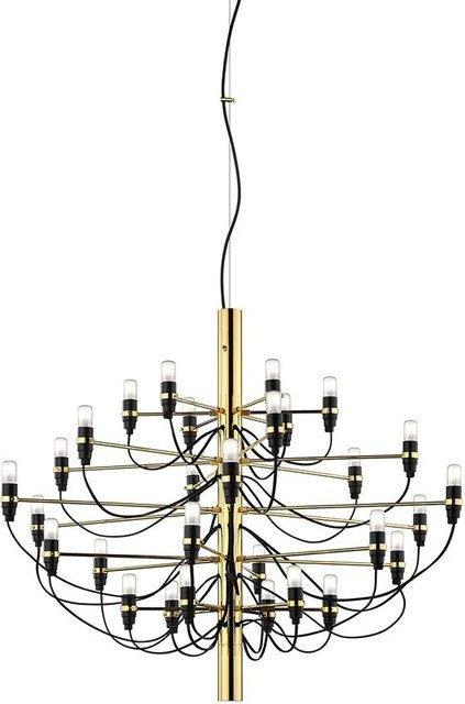 Flos 2097/30 Kronleuchter in Messing und Schwarz mit LED-Leuchtmittel matt - Bild 1
