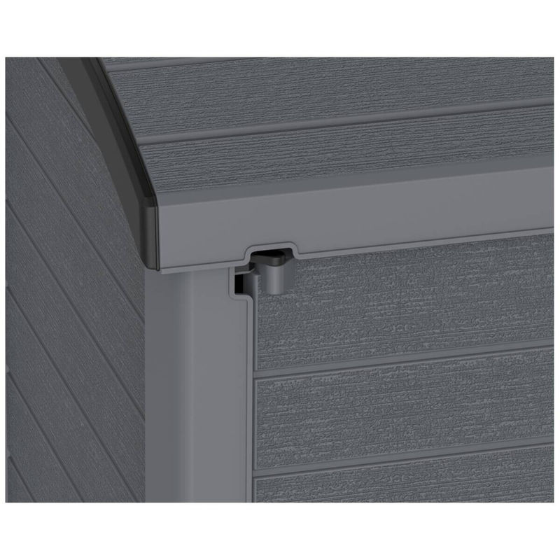 Duramax StoreAway ARC 1200 Aufbewahrungsbox für 2 Mülltonnen in Anthrazit, B/H/T: 145 x 125 x 83 cm - Bild 4