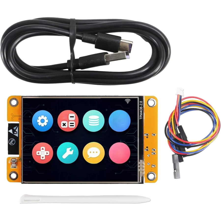 AOKIN ESP32 Touchscreen Display mit 2,8 Zoll TFT LCD, ESP-WROOM-32, ST7789 Resistives Touch-Modul, Bluetooth und Wi-Fi, Multicolor - Bild 1