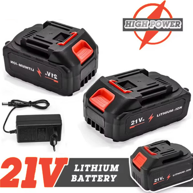 Wiederaufladbarer Ersatzakku für Makita Lithium-Ionen Elektrowerkzeuge, 1500mAh, 21V, Schwarz, kompatibel mit BL1860B und BL1860 und BL1850 - Bild 1