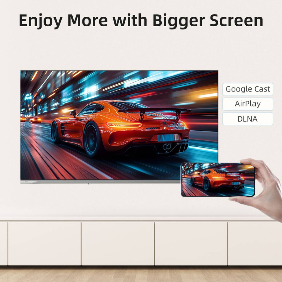 CHiQ QLED-Fernseher L40QM10V Full HD Smart TV in Schwarz B/H: 89 x 51 cm - Bild 4