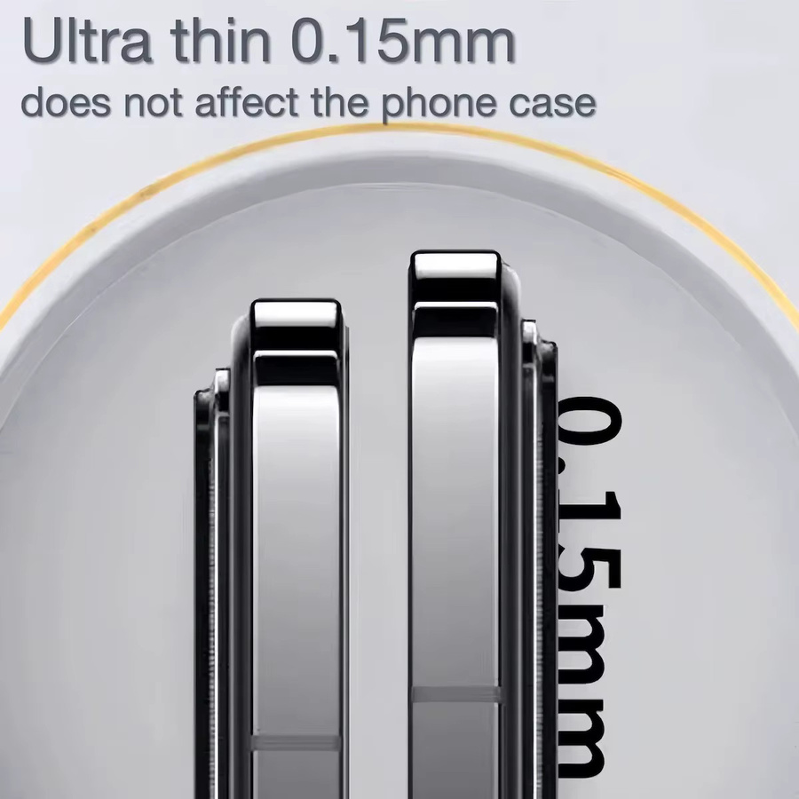 3er-Set gehärtetes Glas Kamera-Schutzfilm für OPPO Find X7 X8S X8 Plus Ultra Pro, transparent - Bild 5