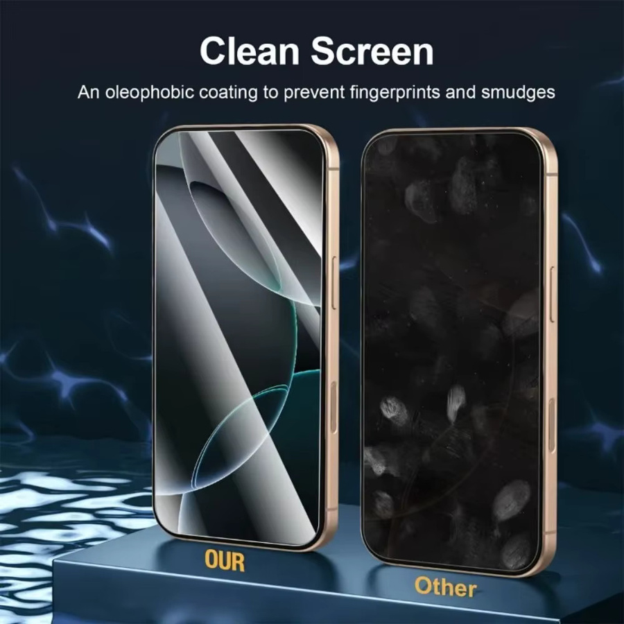DIXSG 3er Pack HD-Hartglas Displayschutzfolie für iPhone 11 12 13 14 15 16 Pro Max XR XS und Plus Modelle, transparent mit vollständiger Abdeckung - Bild 2