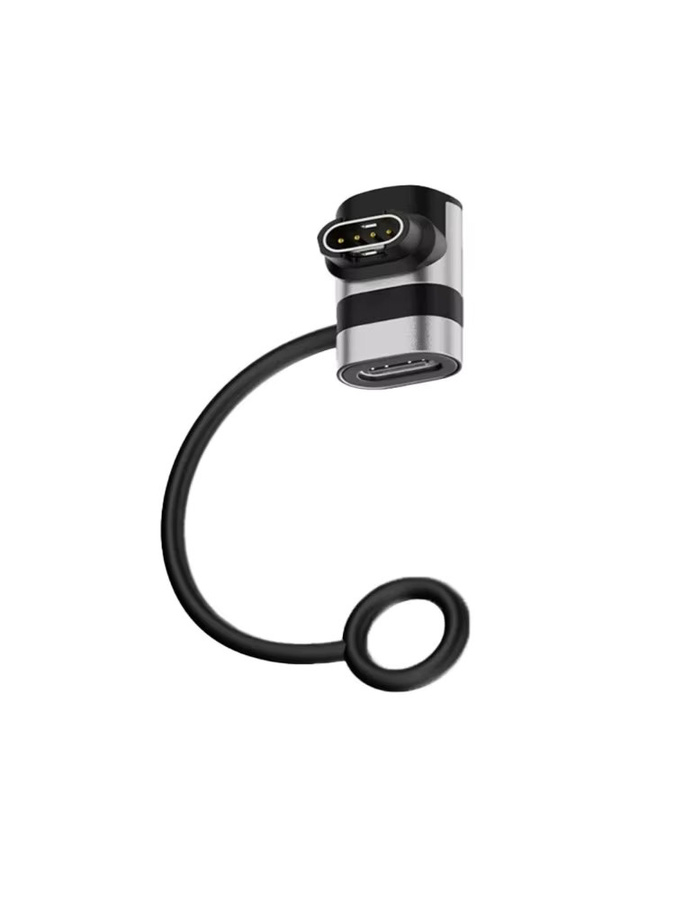 USB-C Ladeadapter für Garmin Fenix und Forerunner Smartwatches in Schwarz, Grau oder Lila - Bild 5