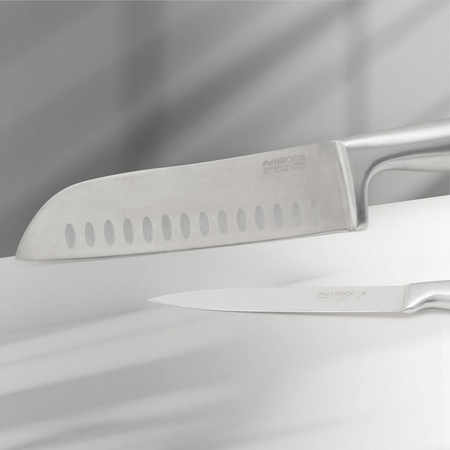 Nirosta Messer-Set Star Allrounder, 2-teilig, Silber - Bild 2