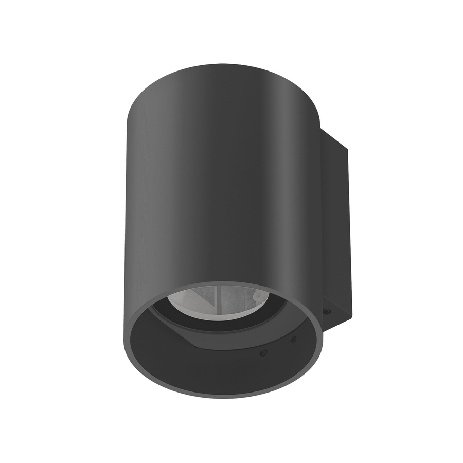 Wandleuchte Luxvenum SIGNATURE OUT Up oder Down, matt schwarz, Aluminium, IP65 für Außenbereich, GU10 - Bild 1