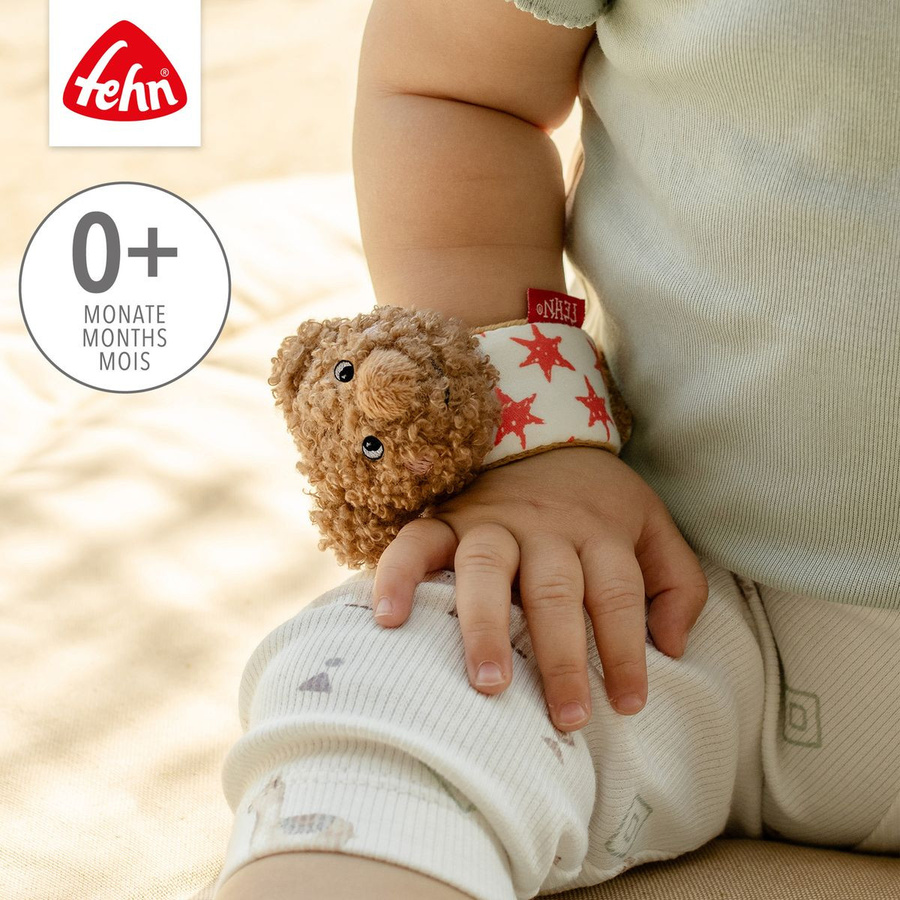Fehn Rassel-Armband Bär, Plüsch / Textil, ab 0 Jahre - Bild 4