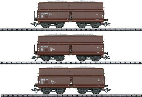 TRIX H0 Selbstentladewagen Kalkstein Bauart Fad der ÖBB 3er-Set T24121 - Bild 1