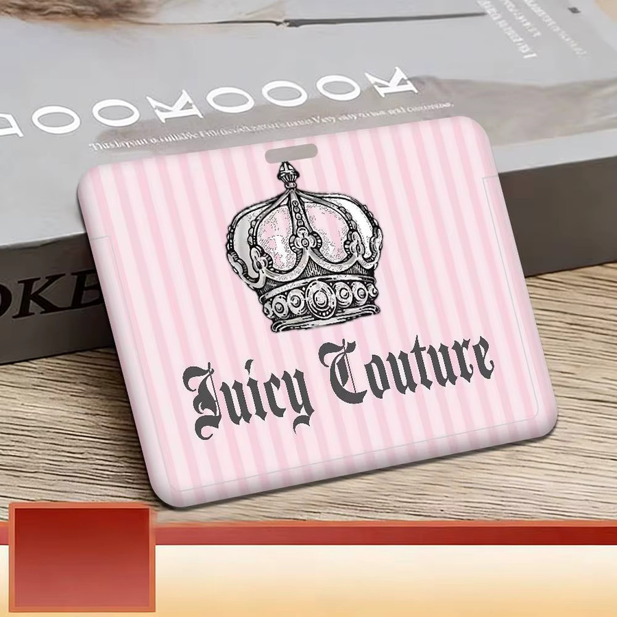 J-Juicy C-Couture Visitenkartenhalter und Ausweishalter mit Umhängeband für Damen und Herren aus Kunststoff - Bild 4