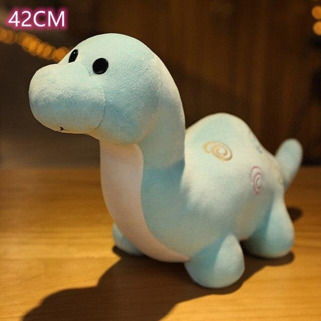 Binchi Keji Travel Dinosaurier Plüsch, Tyrannosaurus Rex Triceratops Kissen, Blau, ab 12 Jahre - Bild 1