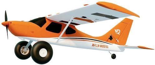 Amewi XFly Glastar V2 RC Modellflugzeug PNP in Orange und Weiß mit 1233 mm Spannweite - Bild 1