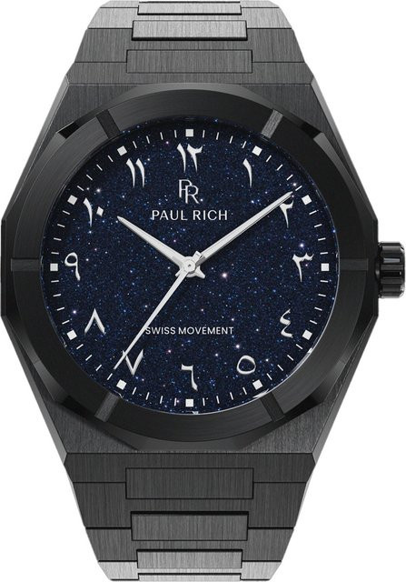 Paul Rich Herrenuhr, Quarz, Edelstahl, Blau, 43 mm, 5 ATM - Bild 1