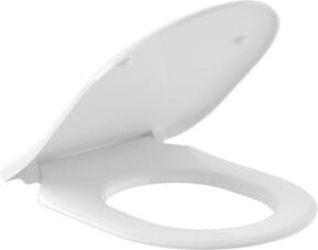 Villeroy & Boch WC-Sitz Architectura oval in Weiß mit Scharnieren aus Edelstahl - Bild 1