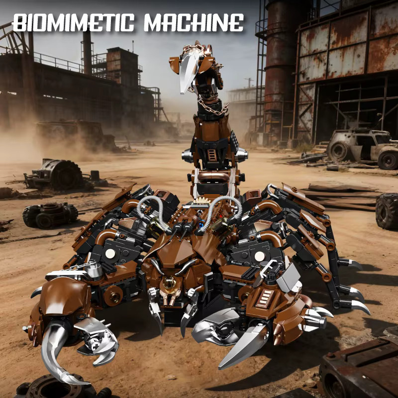 JAKI Mechanischer Skorpion, Baukasten, Technik-Modell, Bewegliche Gelenke - Bild 5