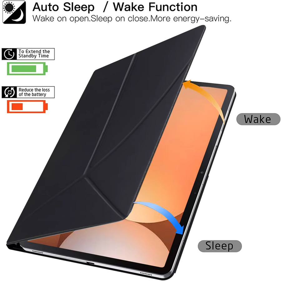 Smart Case für Samsung Galaxy Tab S11 Ultra 14,6 Zoll, ultradünne magnetische Standhülle mit Stiftmodus in Schwarz, Grau oder Silber - Bild 4