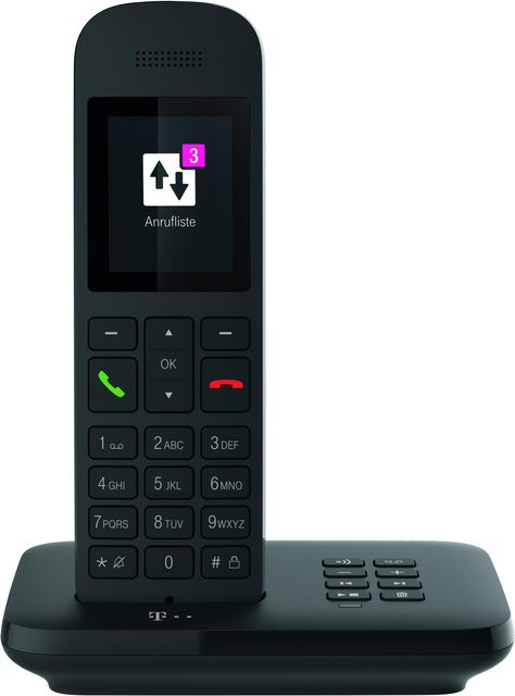 Sinus A12 Schnurloses Telefon in Schwarz - Bild 1