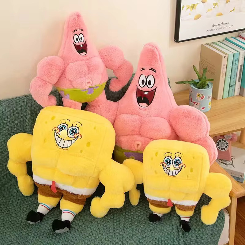 Potdemiel SpongeBob Schwammkopf Patrick Star Puppe, Plüschtier, 35-65CM - Bild 2