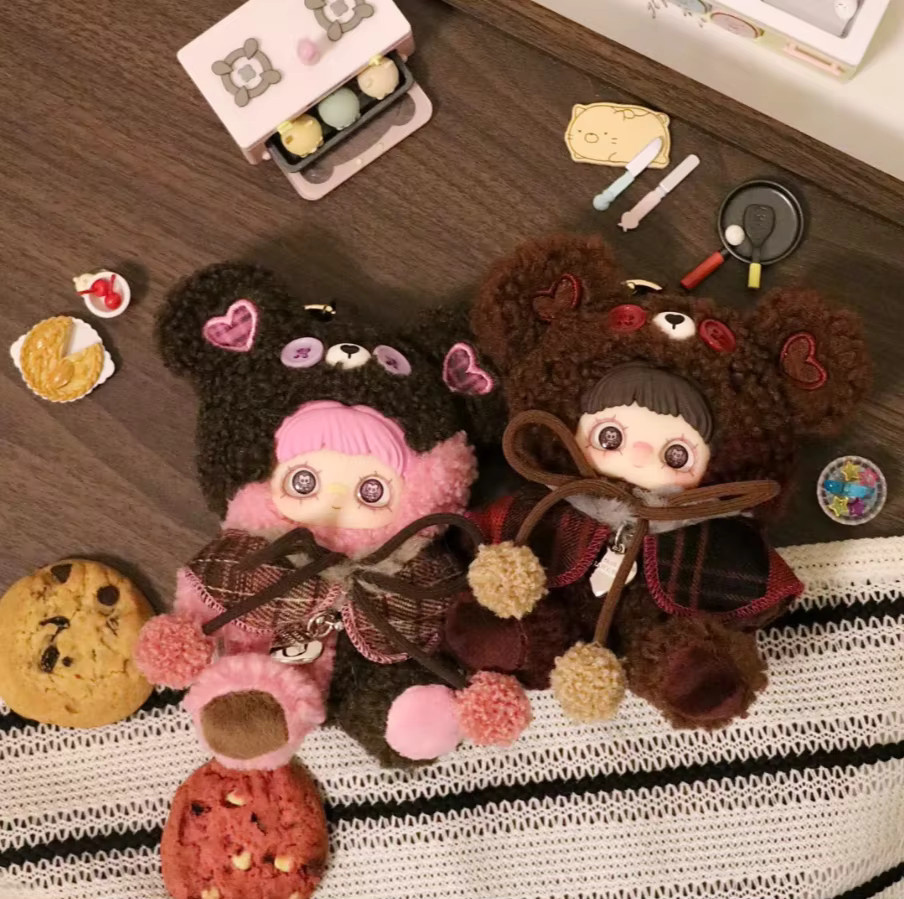 Maymei Tiny Bear Cookie Serie, Puppe, Anhänger, Plüsch / Textil - Bild 2