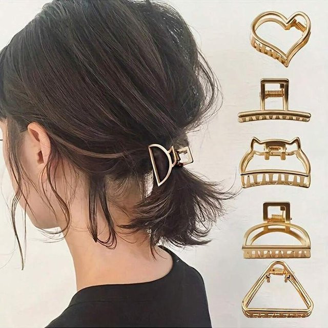 Haarklammern Legierung, 5 Stück Set, Damen, Mädchen - Bild 1